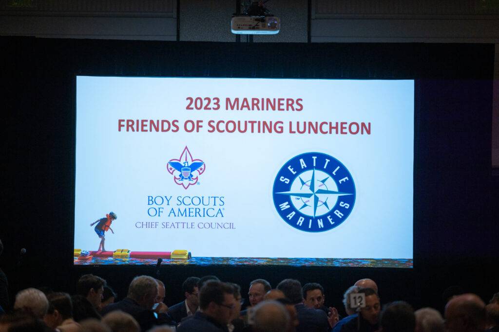 Event Photo of Seattle Councils Boy Scout Mariner's Luncheon Fundraiser. Photographed by Ludeman Photographic (http://ludemanphotographic.com)